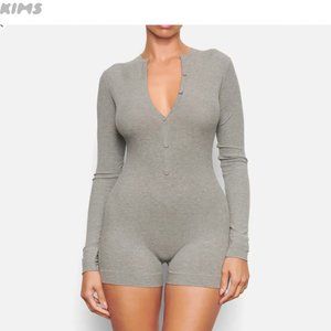 SKIMS Henley Onesie - Small - NWT